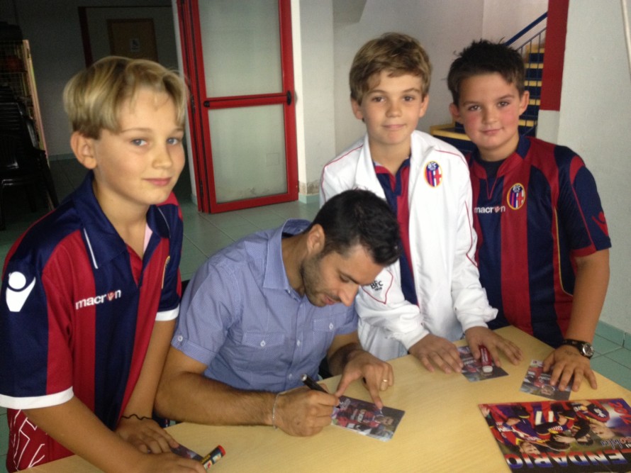 Natali e Morleo tornano a scuola © Bologna FC