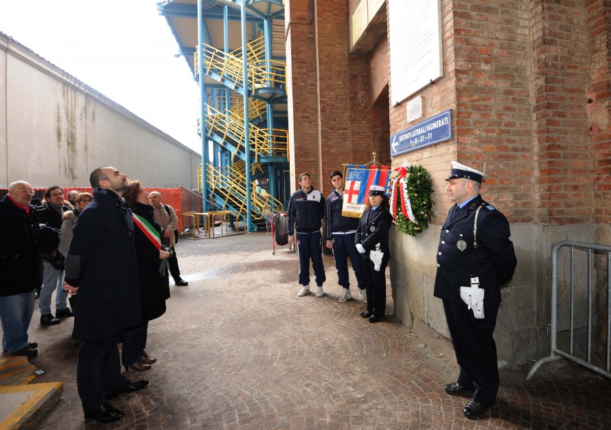 Ricordo di Weisz allo stadio Dall'Ara © Bologna FC